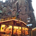 Un stand de la place de la Cathédrale